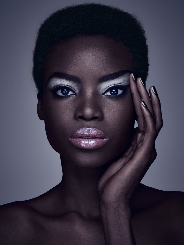 Fashion model Black