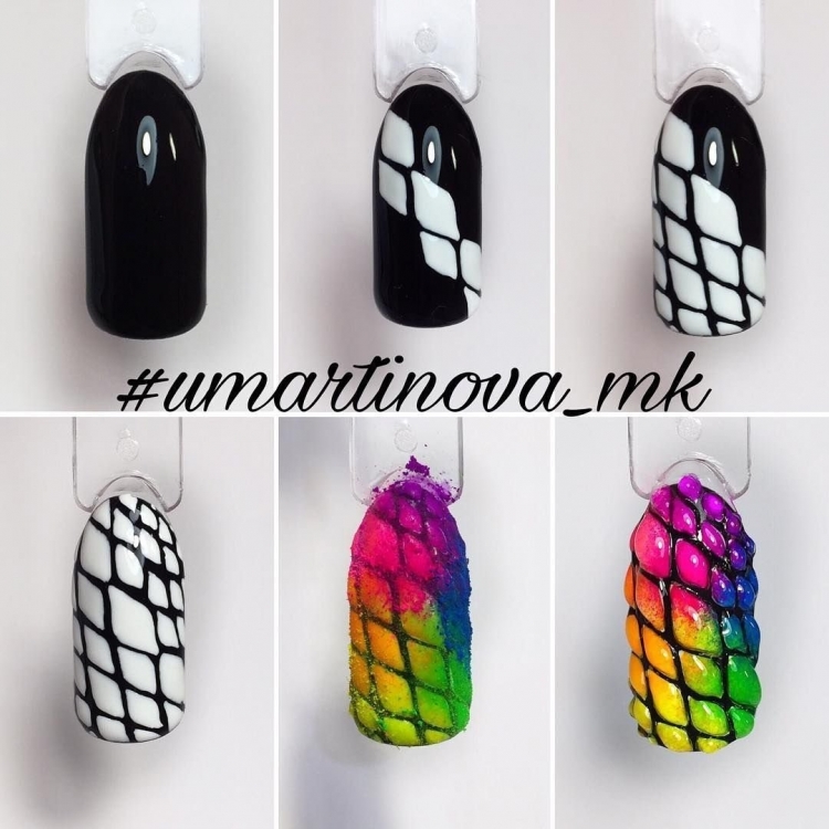 Маникюр по мокрому гель лаку