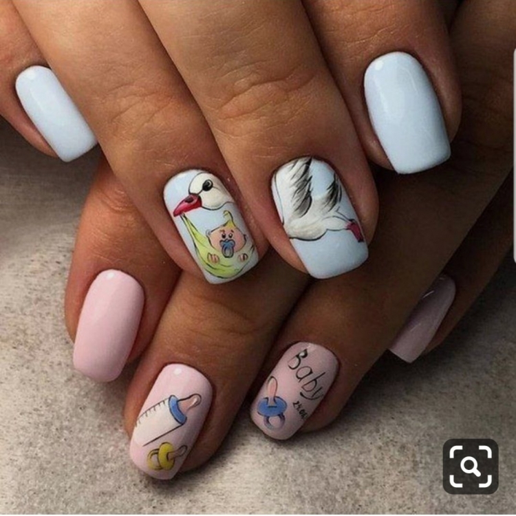 Маникюр для будущей мамы