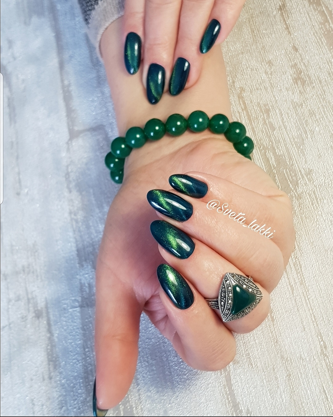 Зеленые Ногти Бородиной Фото