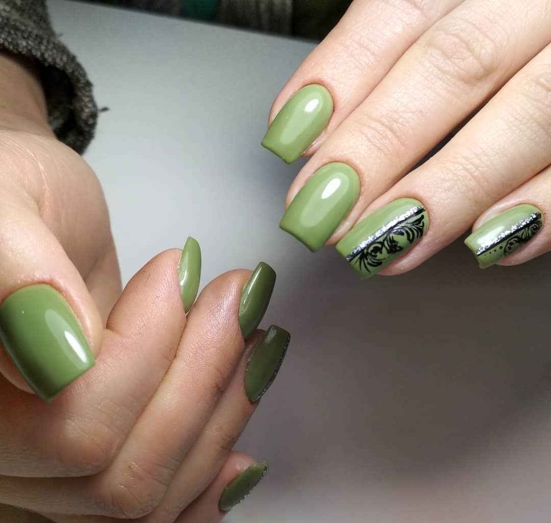 Оливковые Ногти Фото