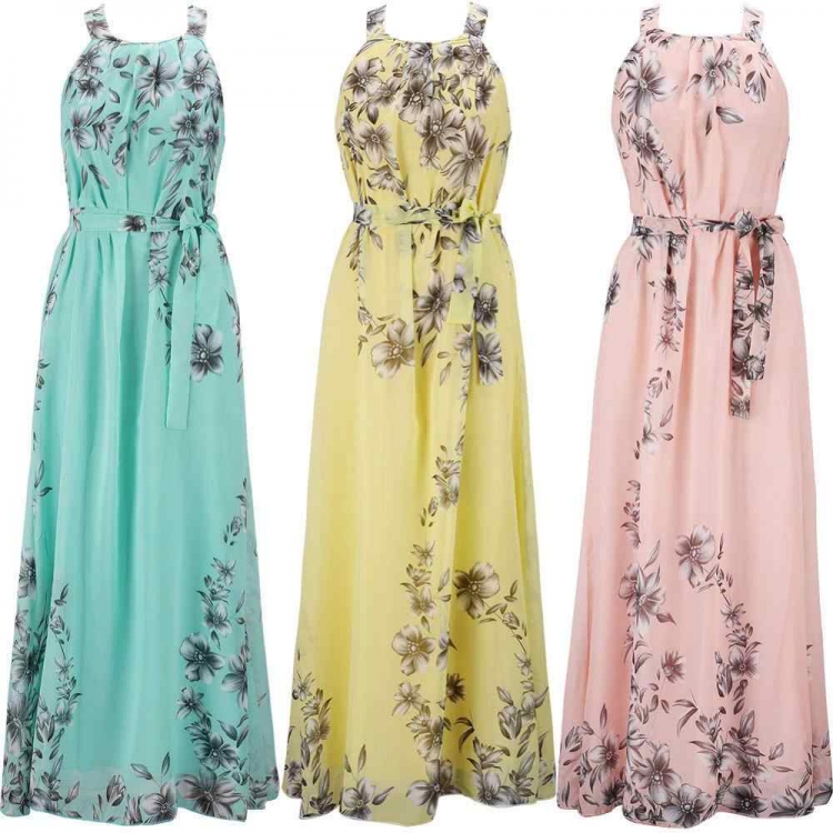 Длинный сарафан Zara из шифона 02572154630016
