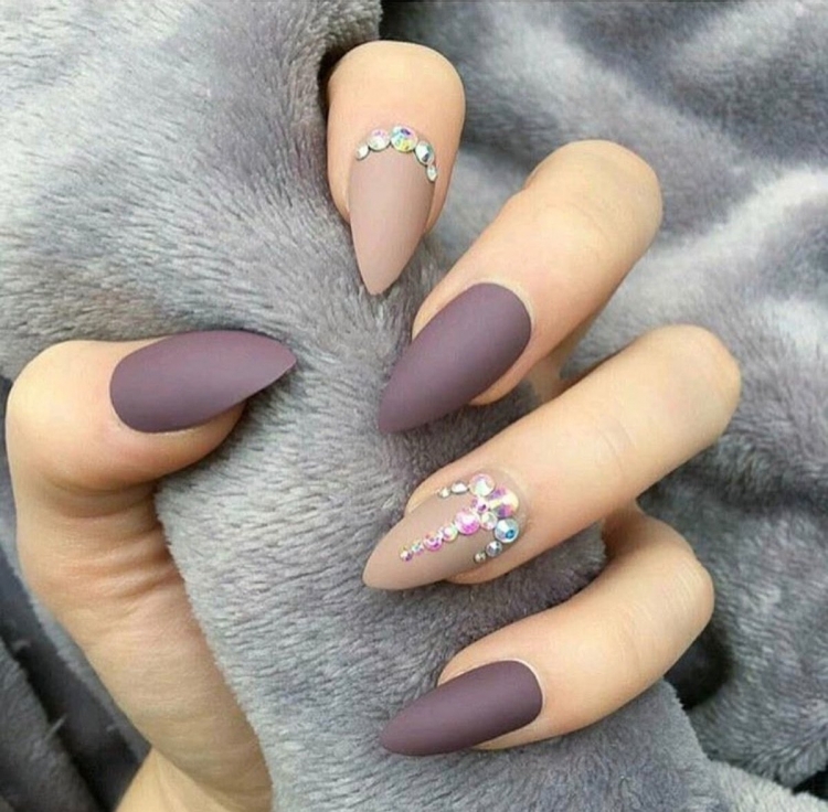 Самые красивые матовые ногти