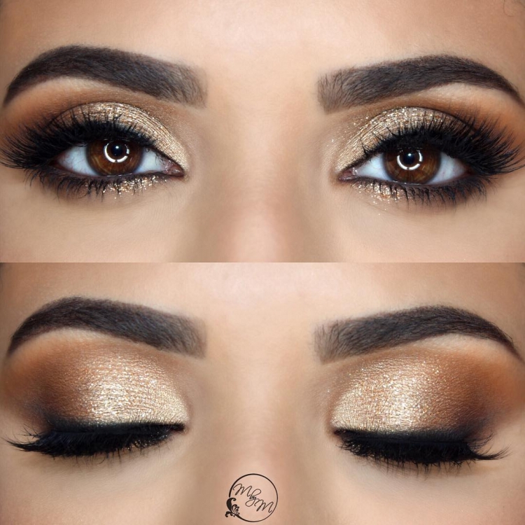 Smoky Eyes макияж для карих глаз