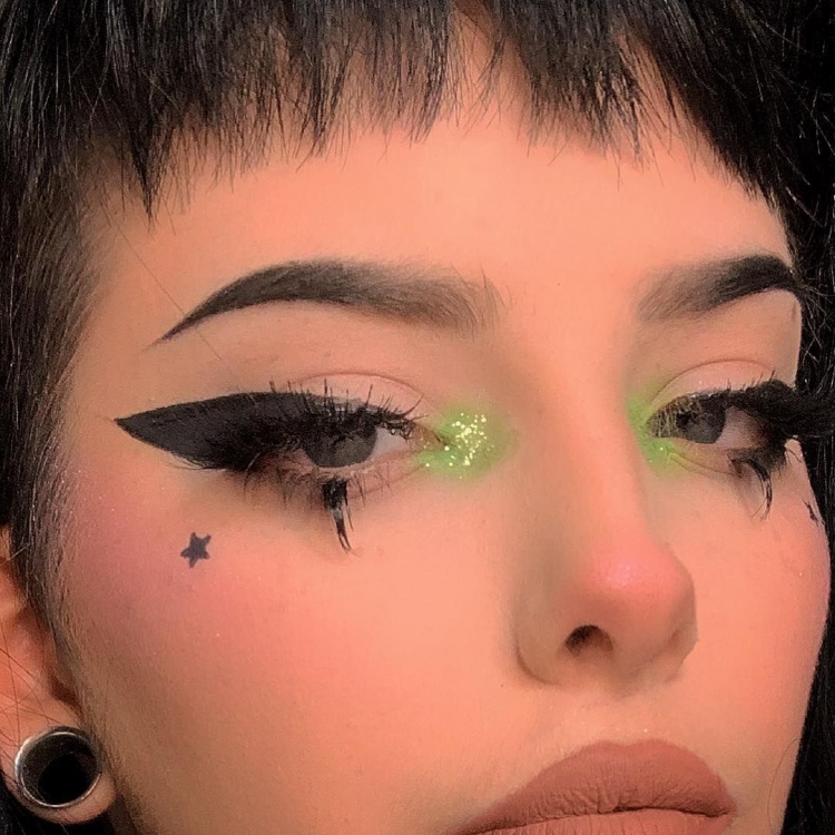 Goth Грандж 2020 макияж