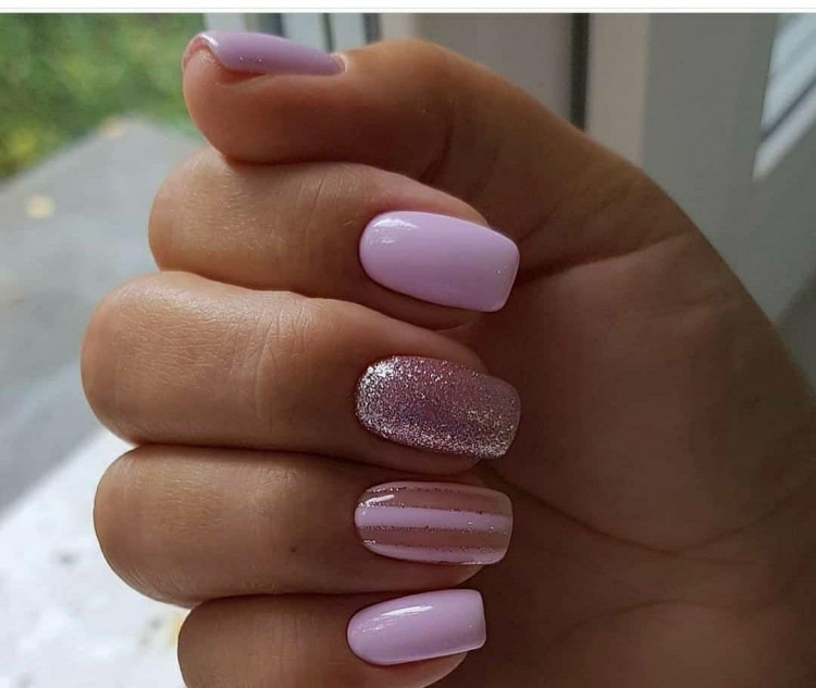 Sally Hansen с глиттером