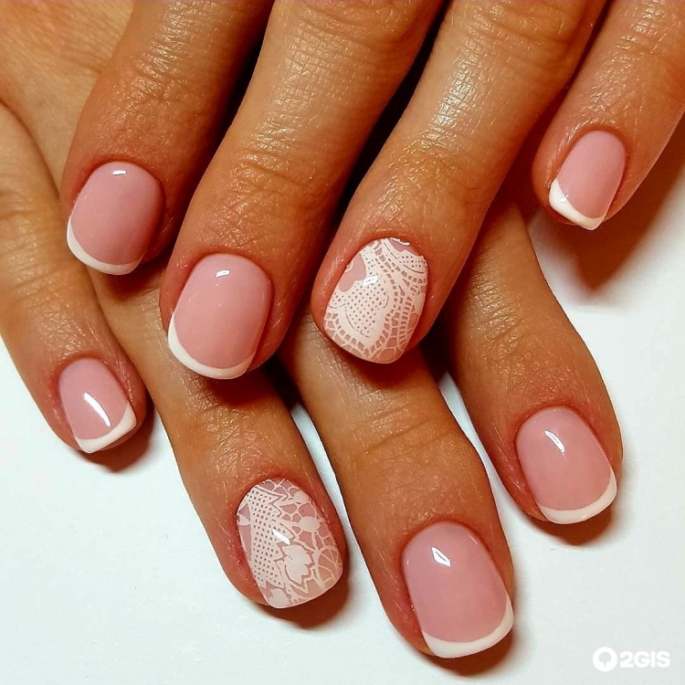Короткие светодные ногти