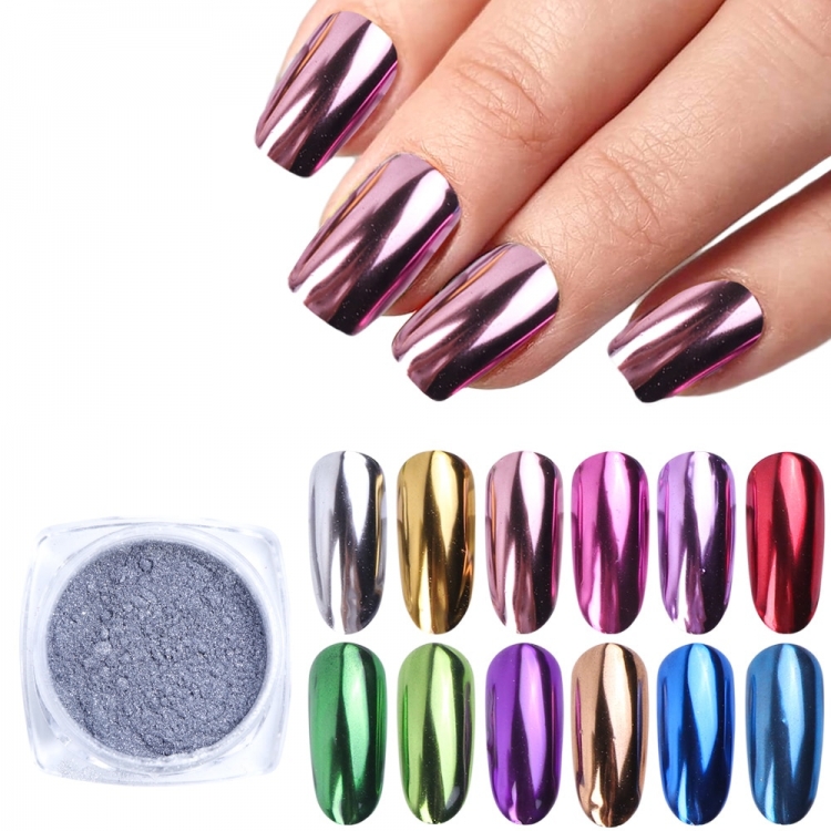 Nail Art втирка для ногтей «зеркальный блеск»