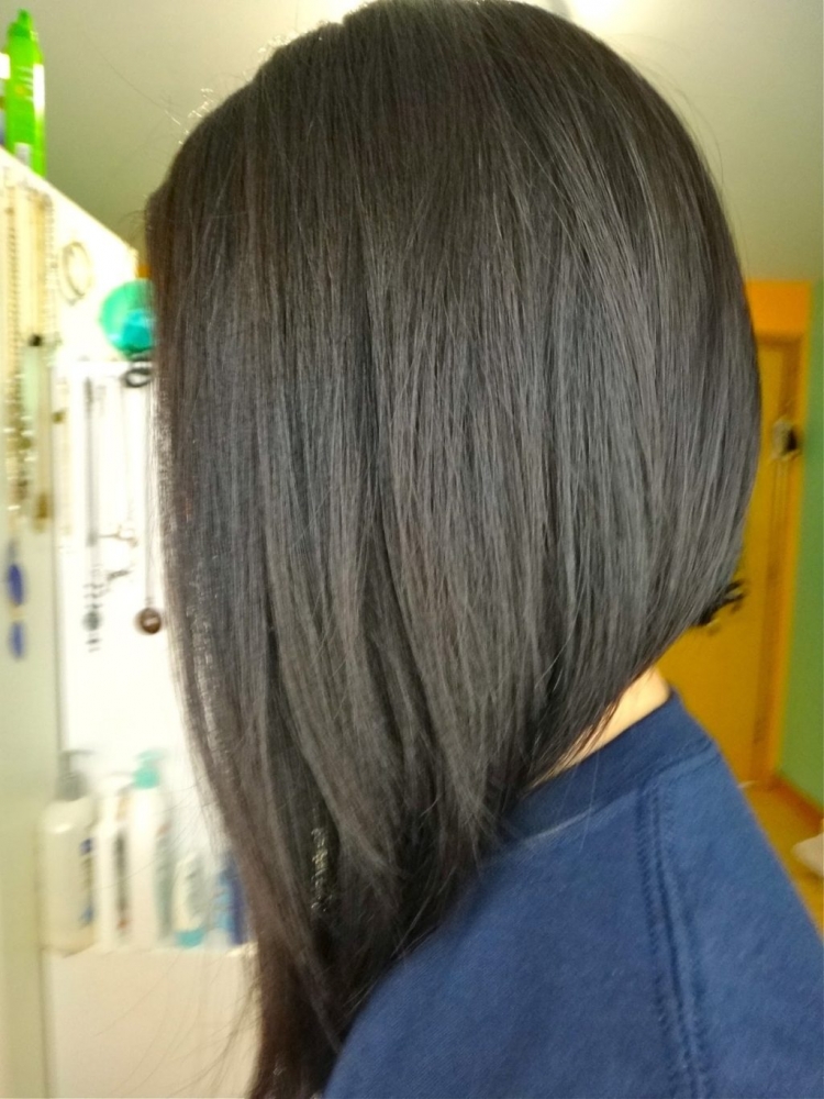 Стрижка Lob long-Bob
