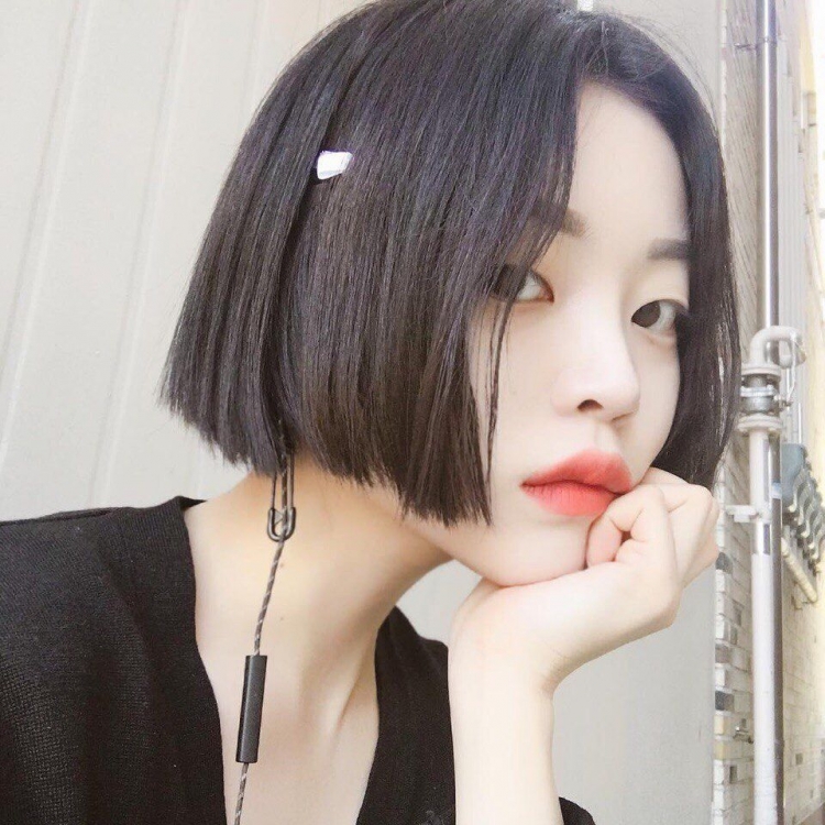 Haircut korean short средние волосы