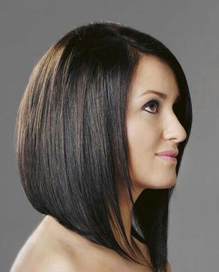 Стрижка Lob long-Bob с челкой