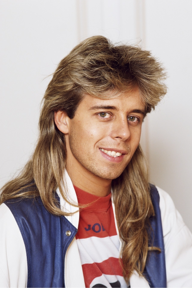 Мужская стрижка маллет (Mullet),