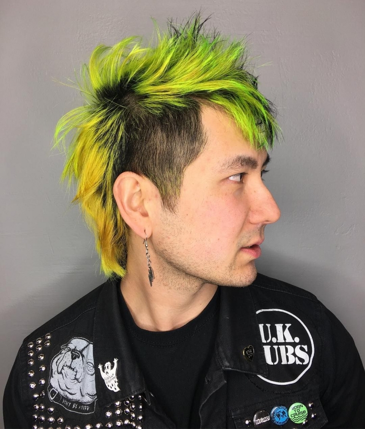 Мужская стрижка маллет (Mullet),