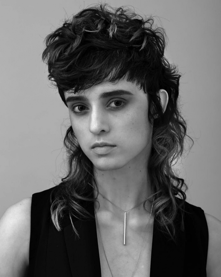 Мужская стрижка Mullet Haircut