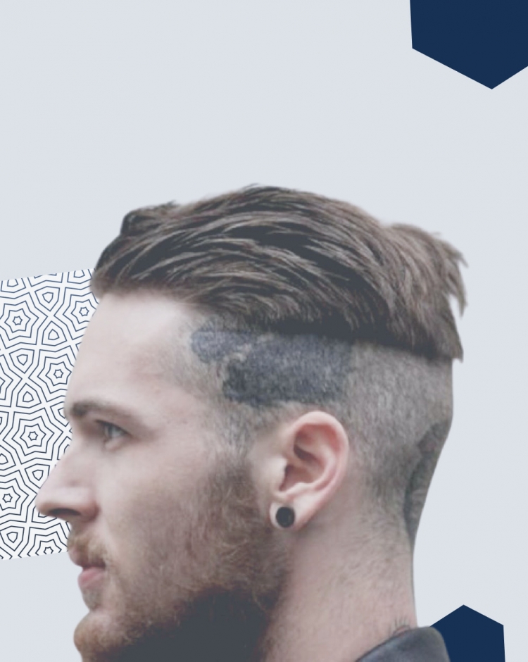 Faux Hawk стрижка мужская