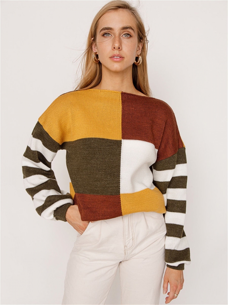 Джемпер Colorblock