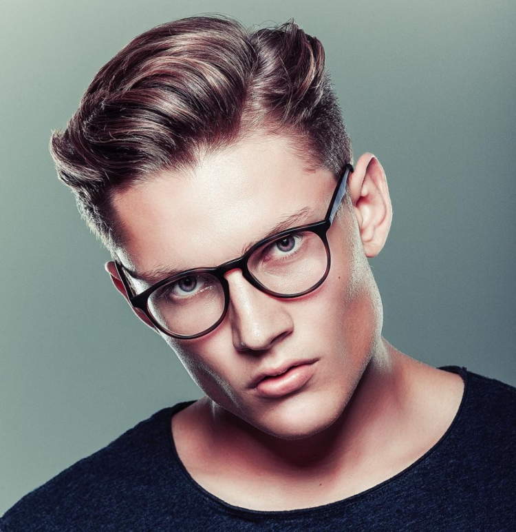 Side Part стрижка мужская