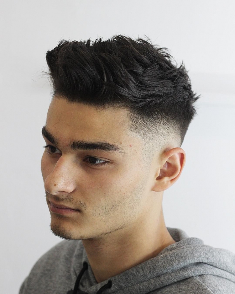 Стрижка Fade и Quiff