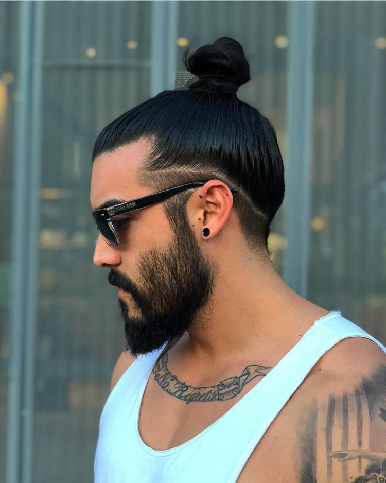 Man bun Undercut