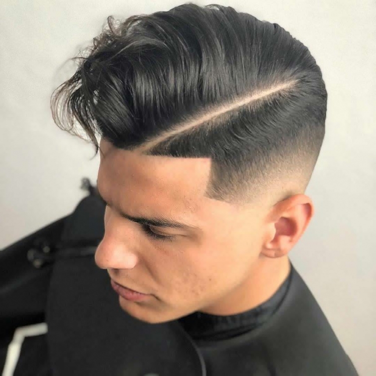 Comb over стрижка мужская