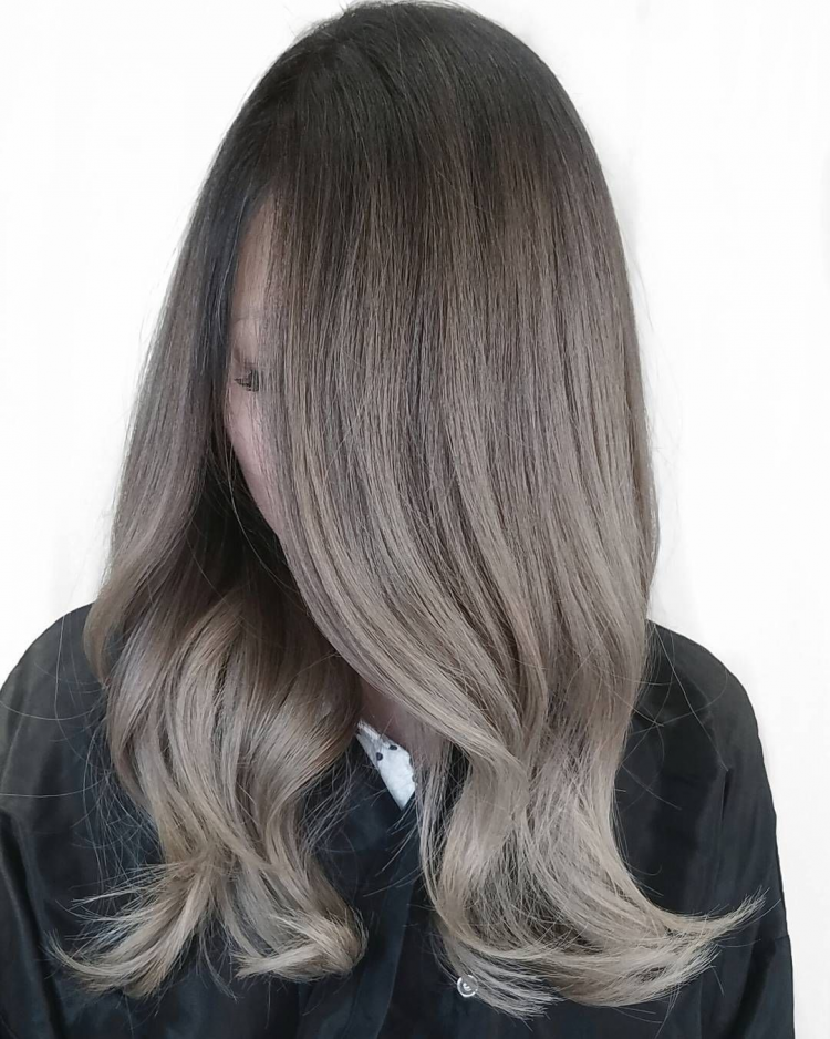 Окрашивание Ash Brown