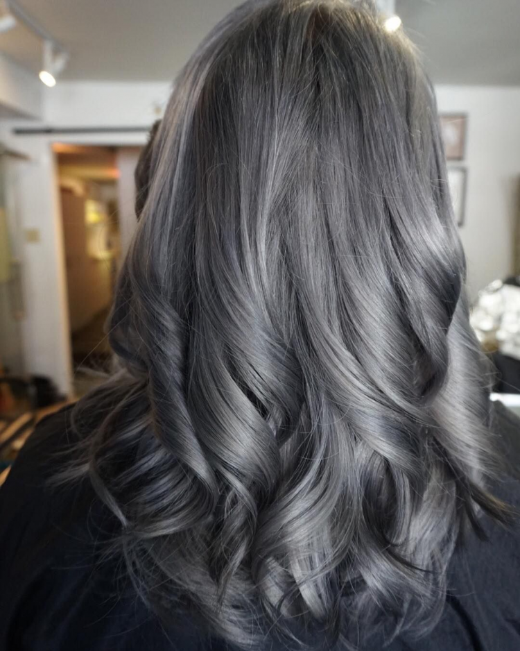 Grey Ombre hair