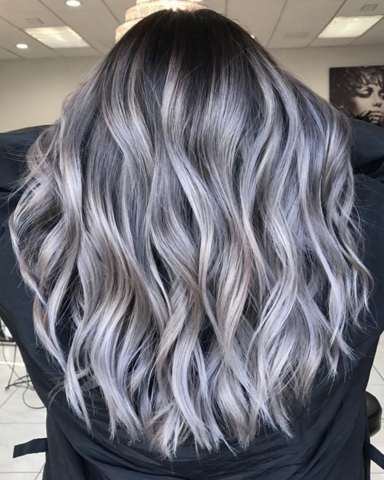 Grey Ombre hair