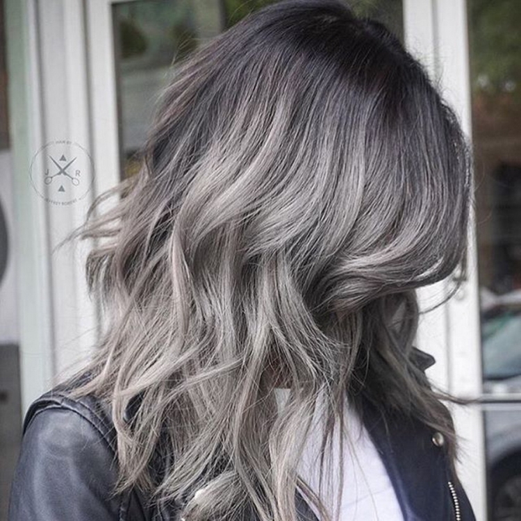 Grey Ombre hair