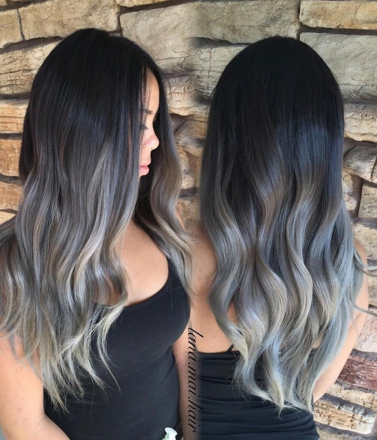 Grey Ombre hair