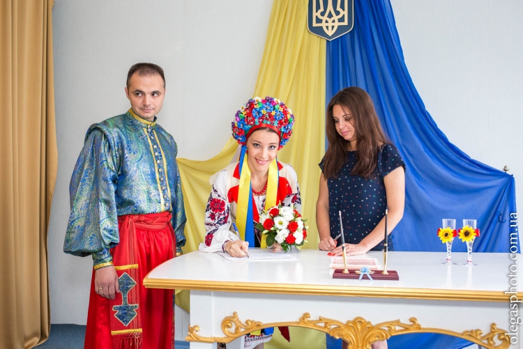 Свадьба Украина в ЗАГСЕ
