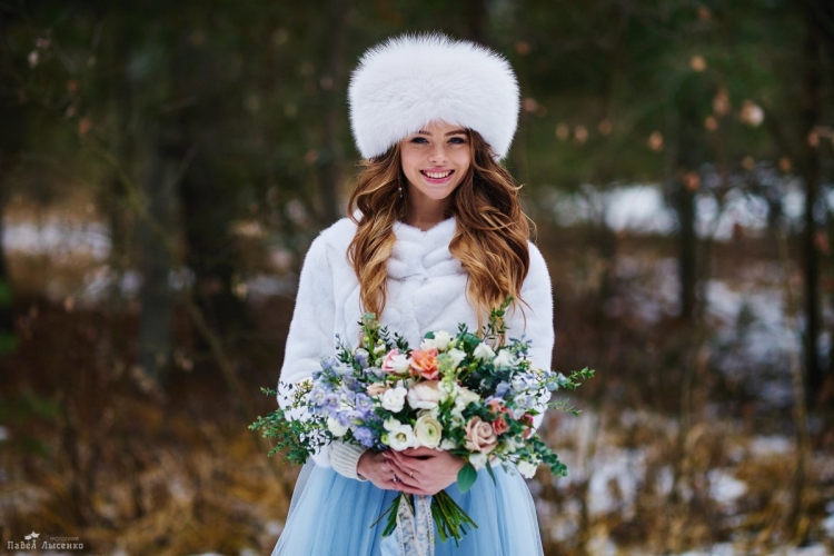 Зимние Свадебные платья