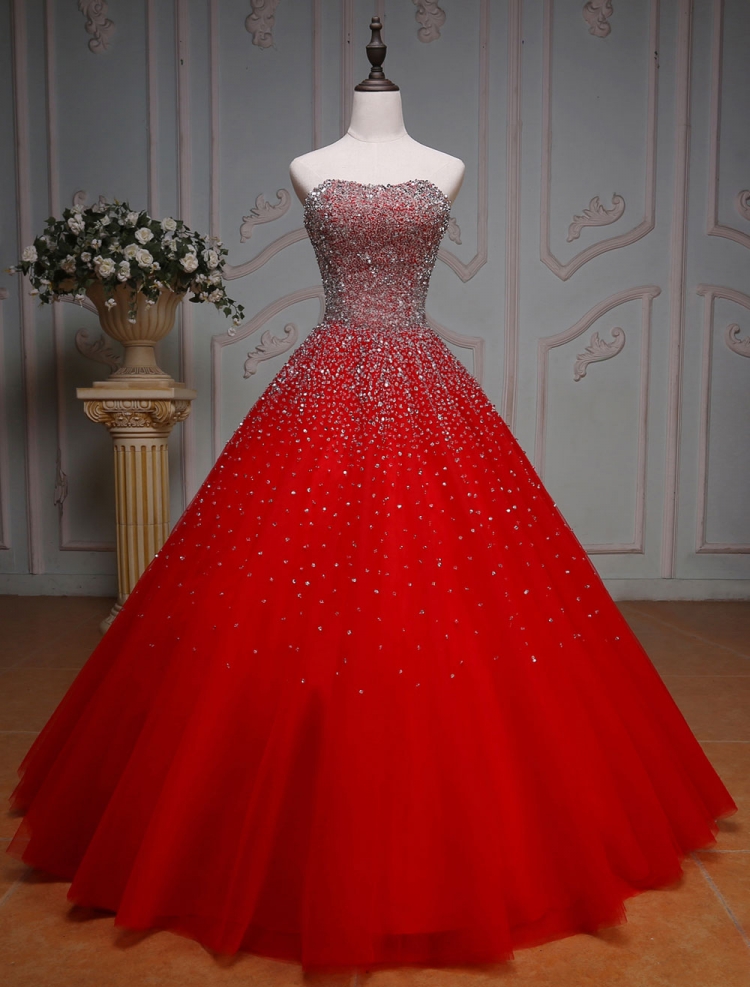 Ball Gown Свадебные платья блестящие