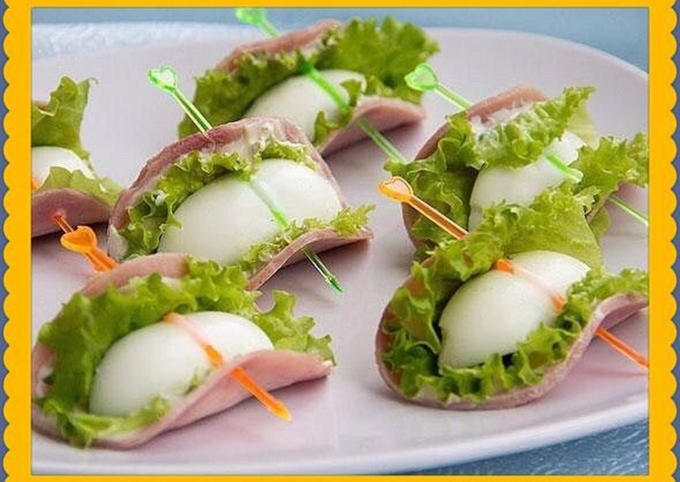 Быстрые красивые закуски