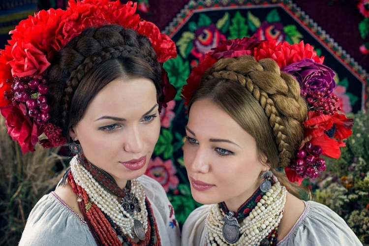 Русско народные прически
