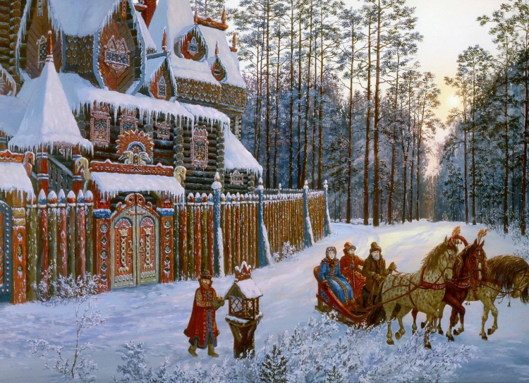 Картины Всеволода Иванова Русь