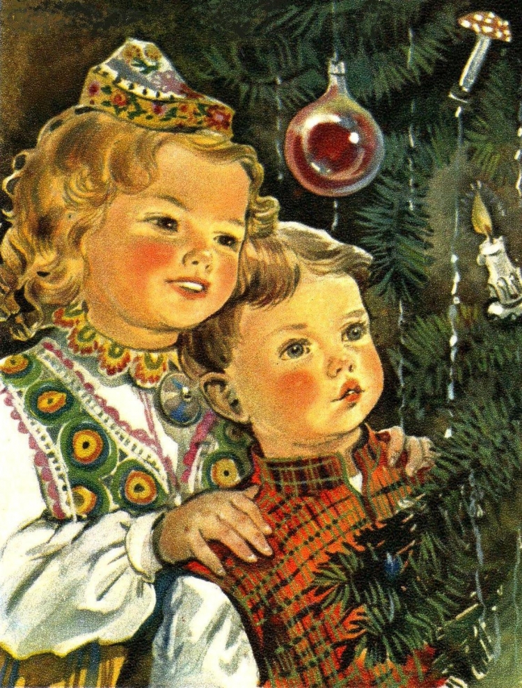 Советские новогодние открытки