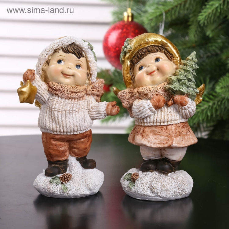 Новогодние фигурки из полистоуна