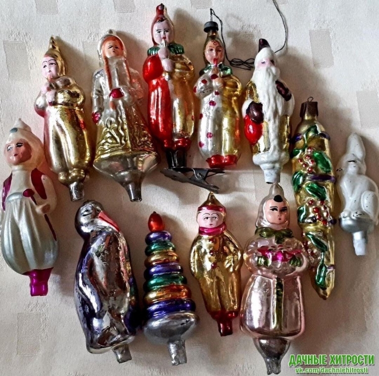 Советские новогодние игрушки