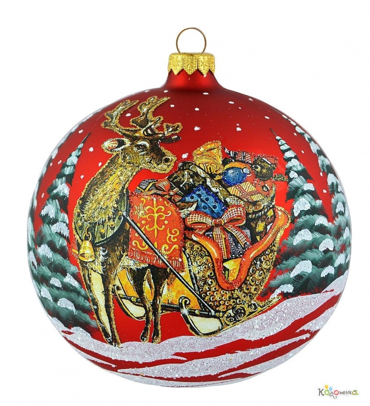 Стеклянные елочные шары Mister Christmas