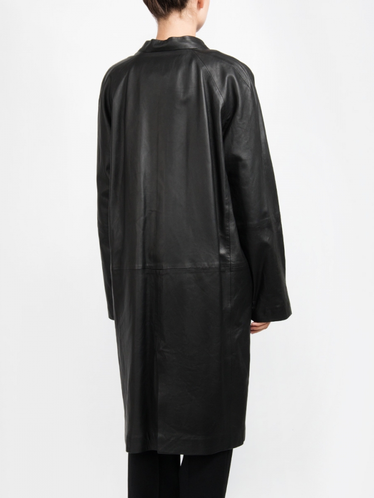 Leather Trench Coat women