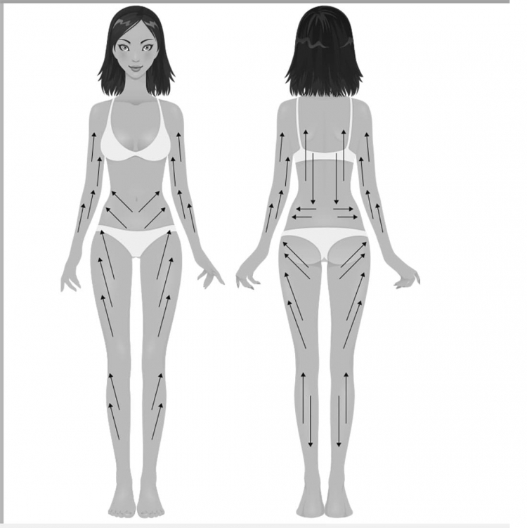 Щетка Gess body Spa массажные перчатки, 2 шт.
