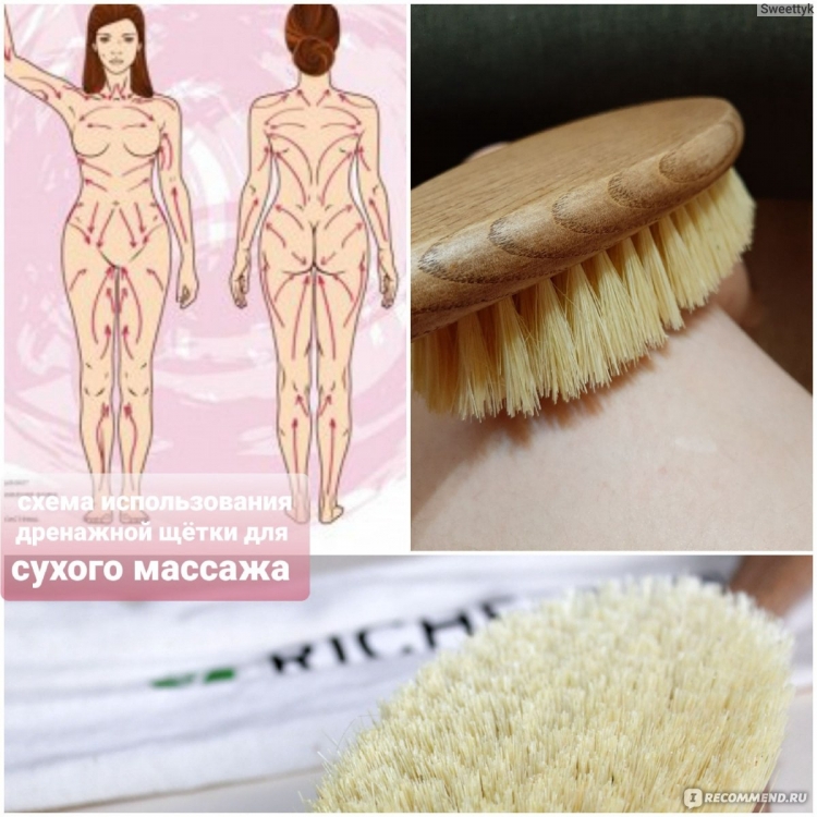 Щётка для сухого массажа