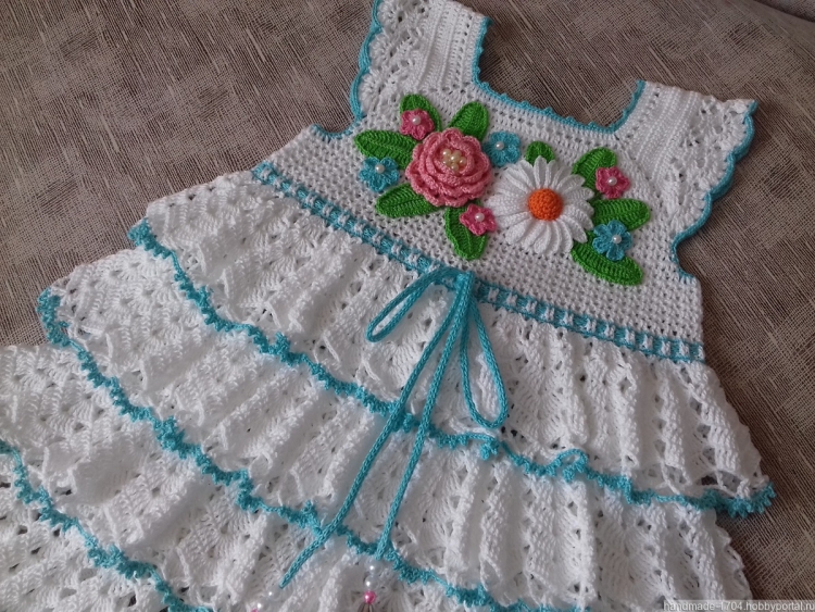 Детские платья в ирландском кружеве