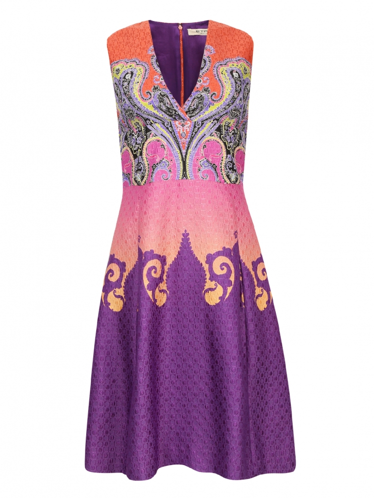 Платье Etro с узором пейсли