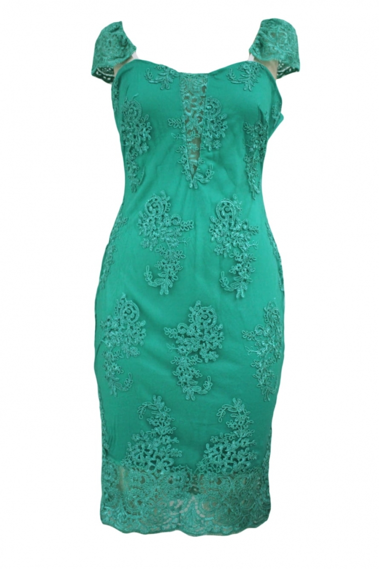 1001 Dress платье макси бирюзовое