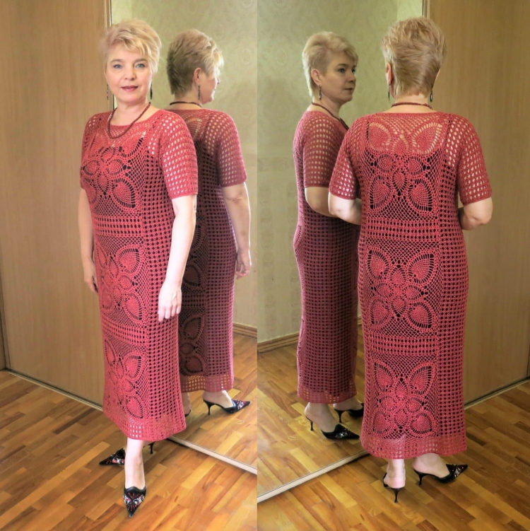 Платье с разрезом