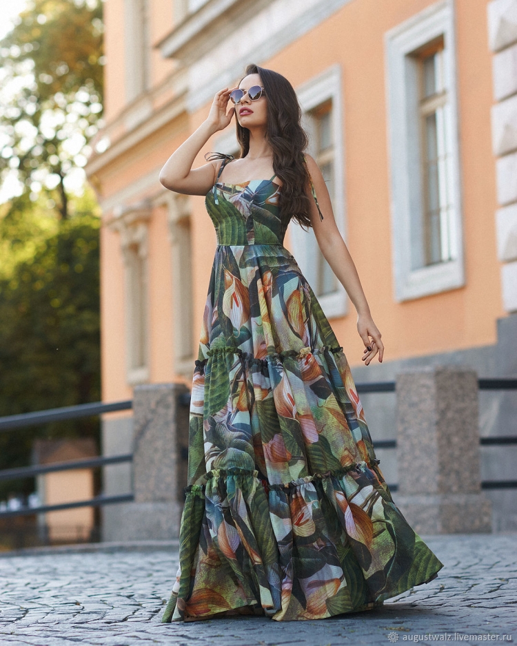 Летние Роскошные платья