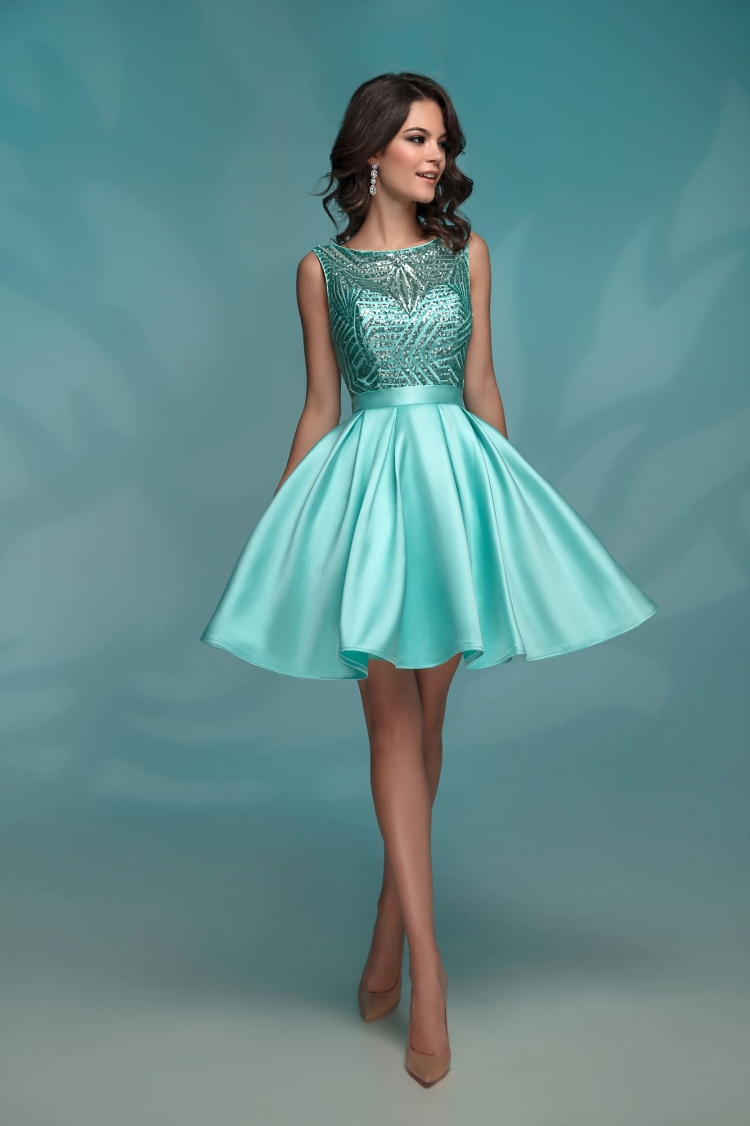 Платье 1001 Dress мятное