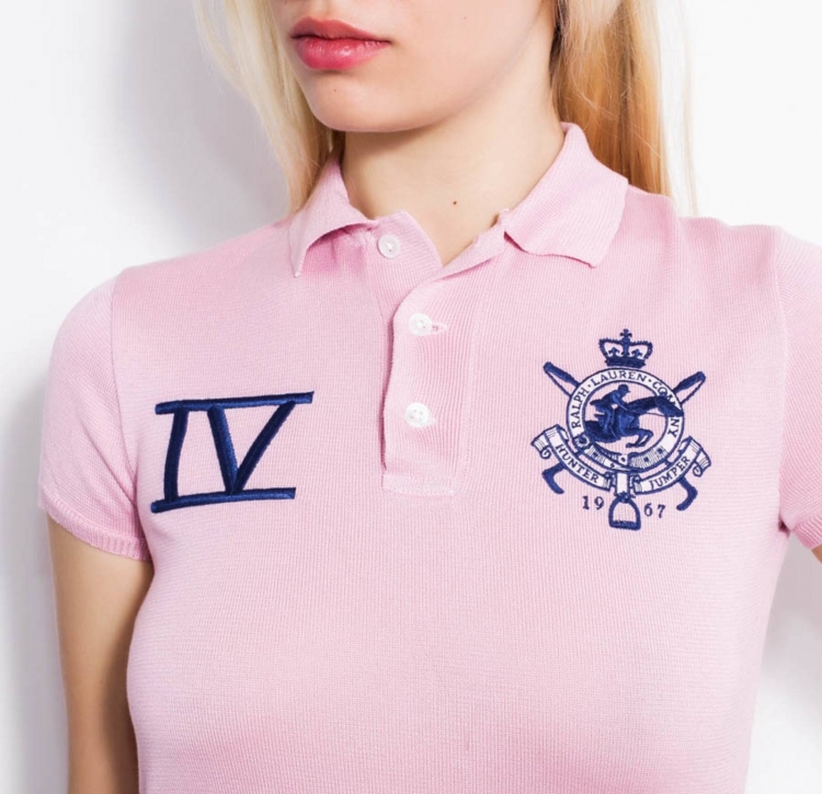 Polo Ralph Lauren голубое поло